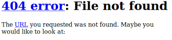 Customize 404 Pages