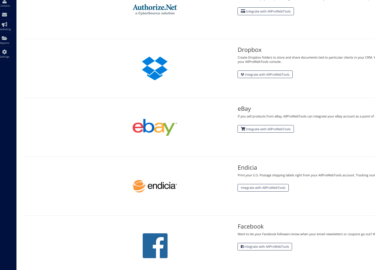 How to Integrate Facebook with AllProWebTools