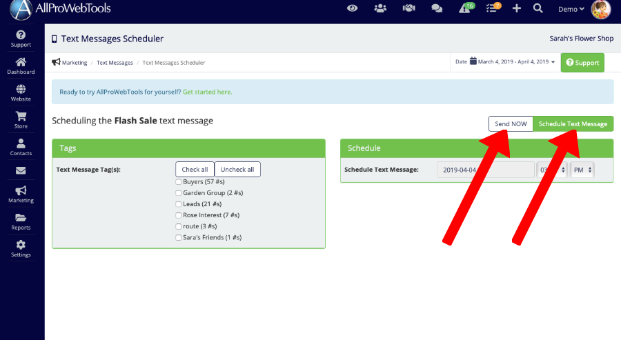 Schedule-Text-Message