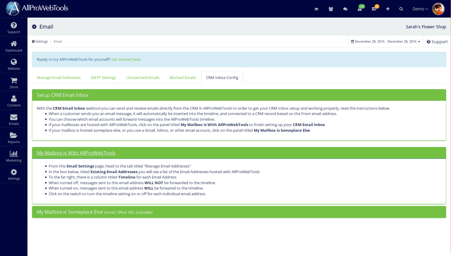 Setting Up Your CRM Email Inbox [4.5]