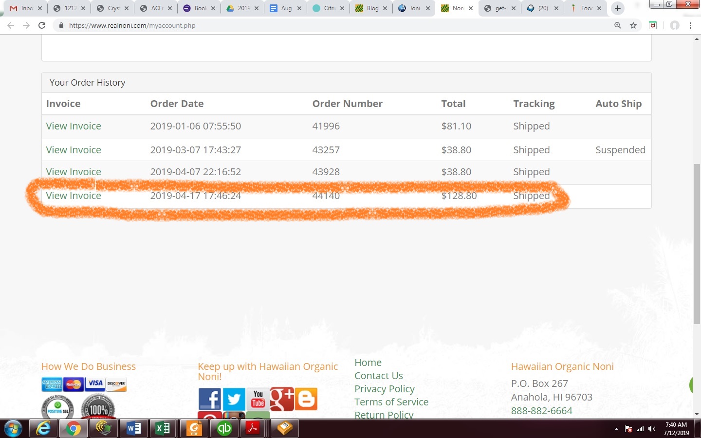 Buyer 32850 order history.jpg