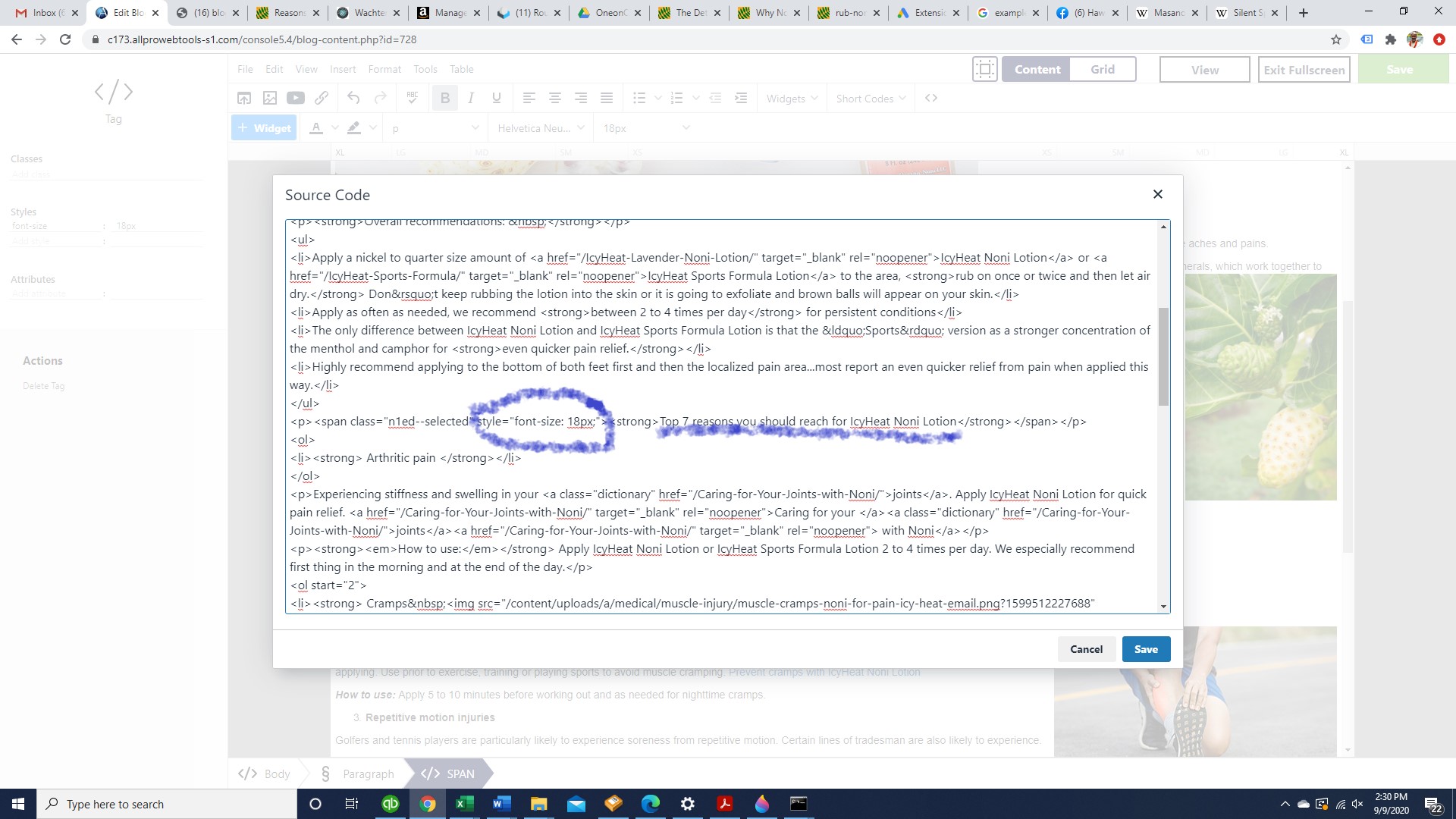 reasons blog font size issue edit mode source code.jpg